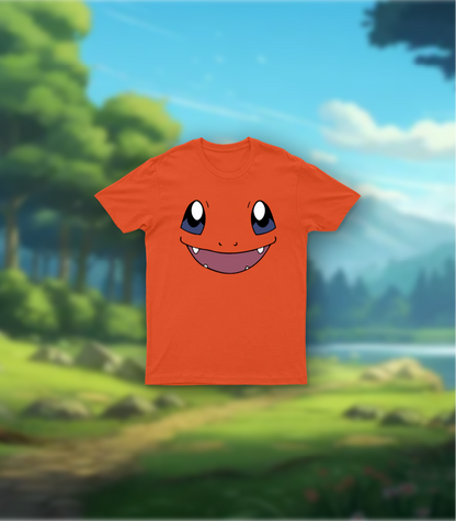 charmander playera color naranja