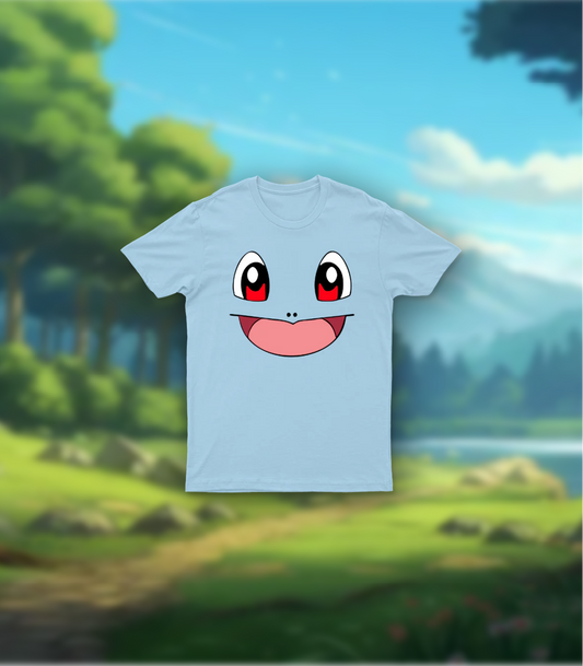 Playera Squirtle color celeste