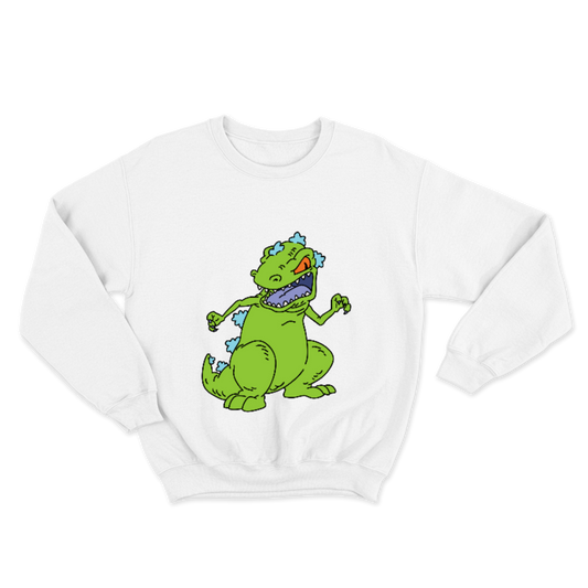 Sudadera reptar cuello redondo 