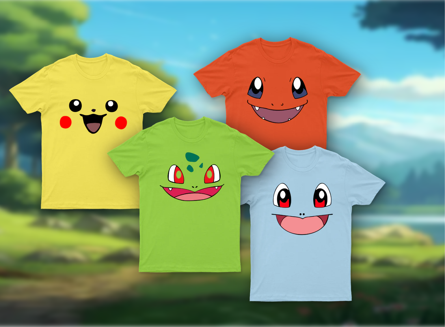 Playeras de Pokemón 